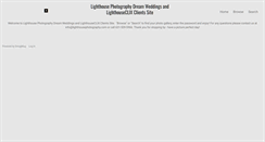 Desktop Screenshot of lighthousephotographyclients.com